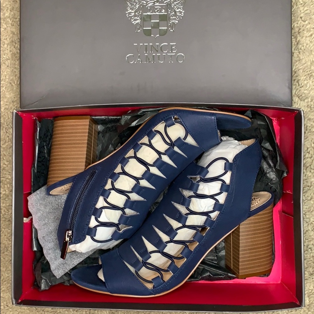 Vince Camuto Grey-Blue Heels